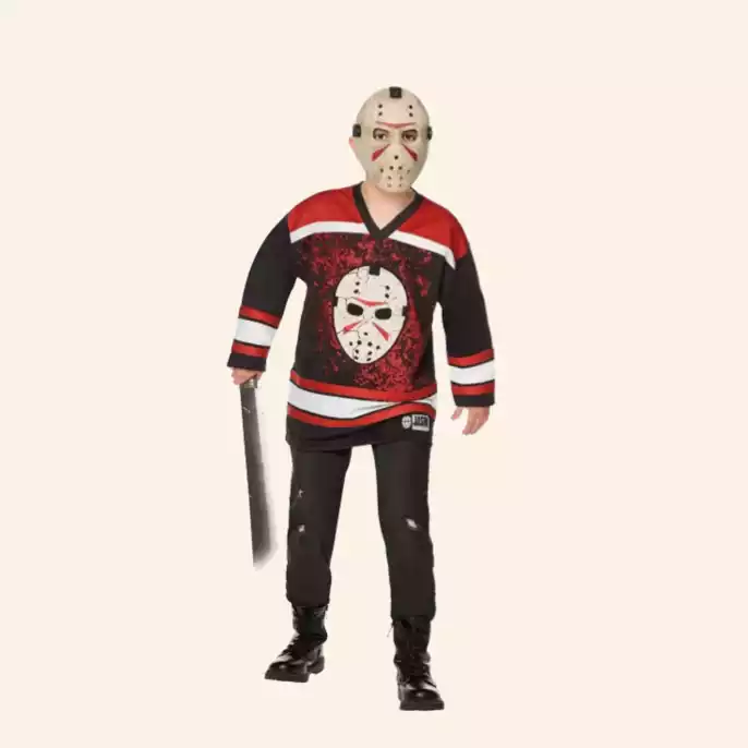 Jason costume on a kid