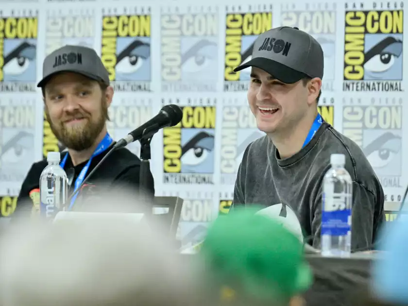 Speakers on panel at Comic Con 2025
