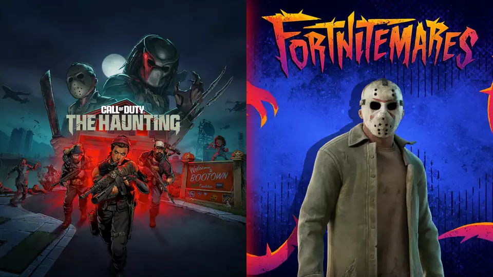 Artwork for Fortnite and Call of Duty games