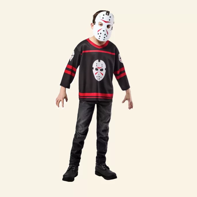 Friday the 13th Jason Voorhees Costume Top With Mask (Boys')
