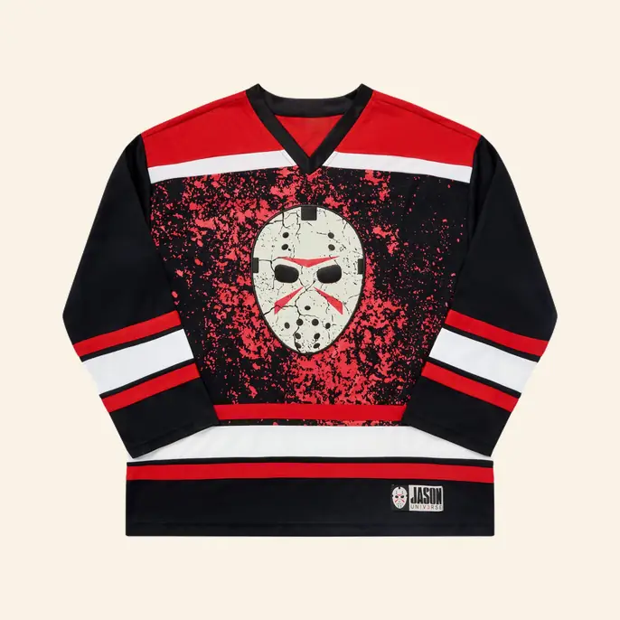Adult Jason Voorhees Blood Hockey Jersey