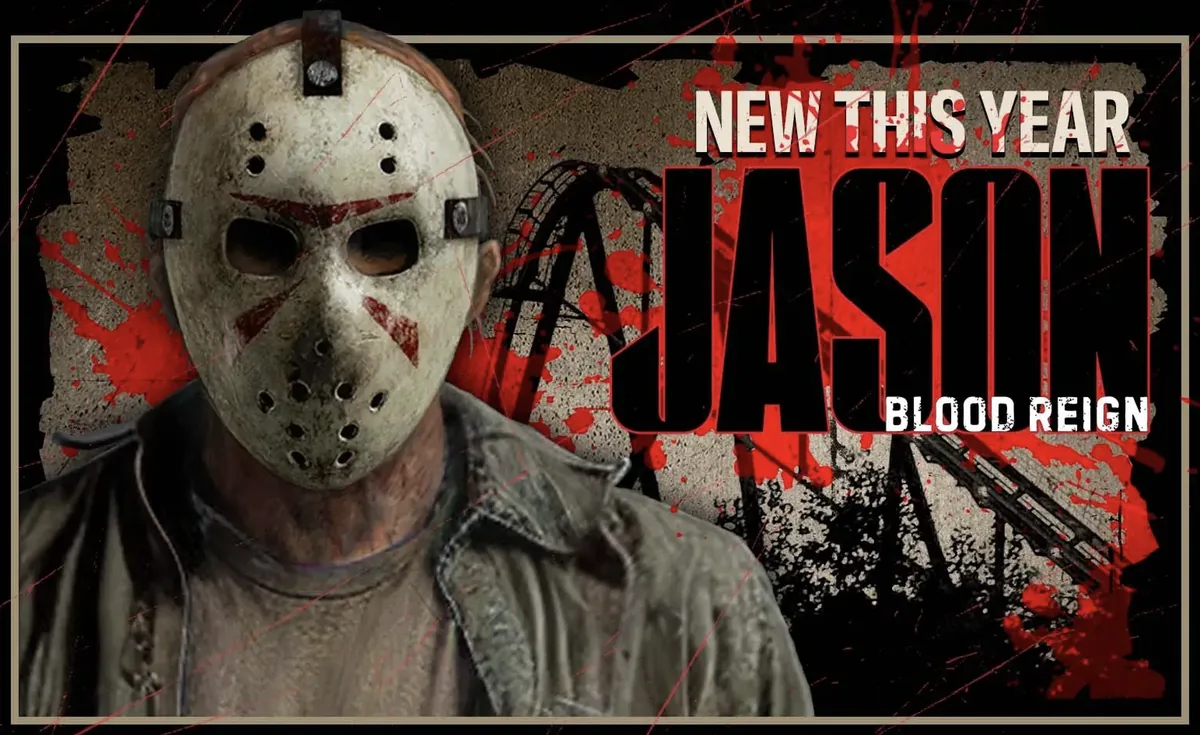 JASON: Blood Reign key art for Six Flags