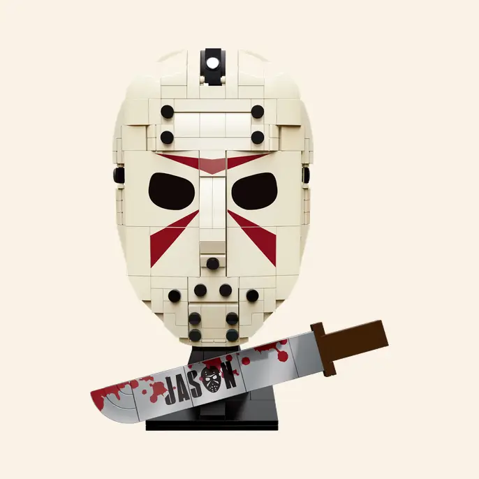 Brickcraft Jason Universe Jason's Mask Brick Building Set - 311 Pieces